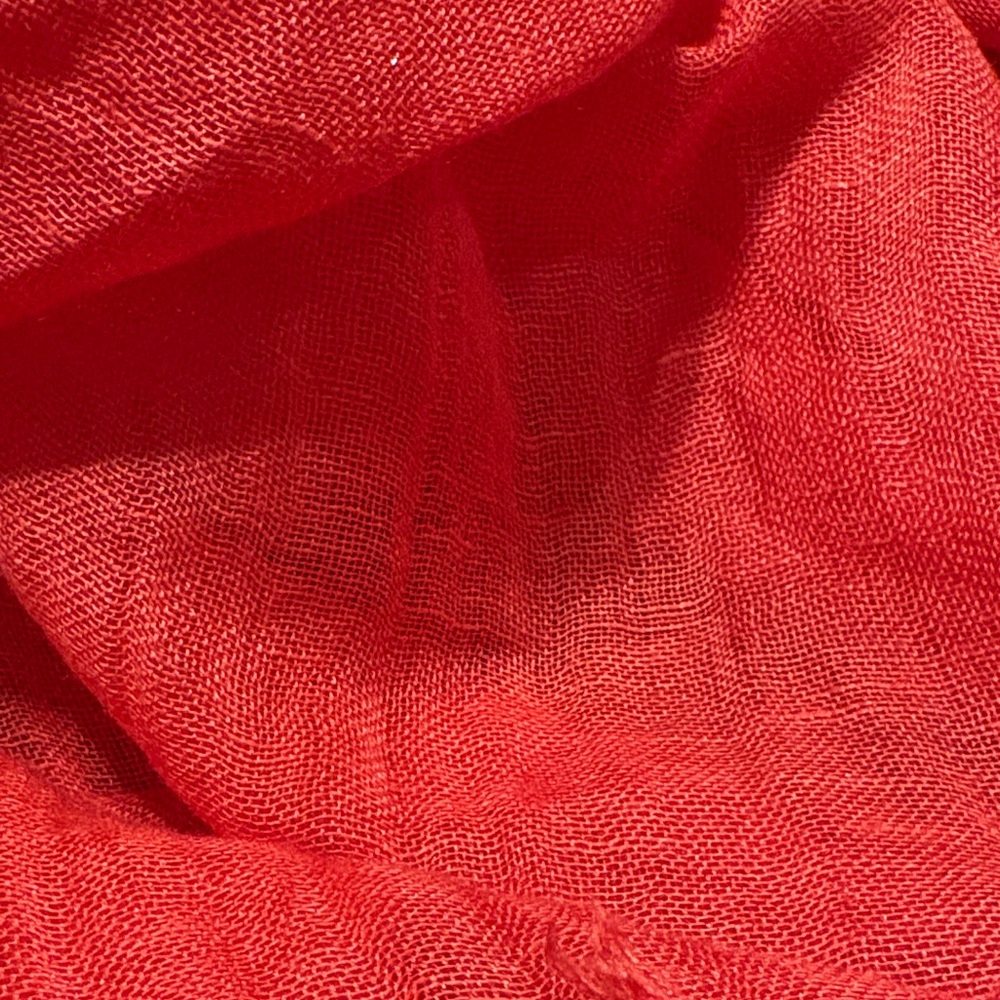 Lightweight Red Women's Scarf